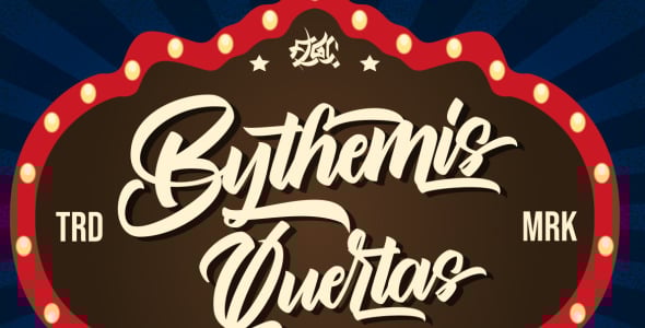 Шрифт на тему графика