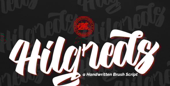 Шрифт на тему графика