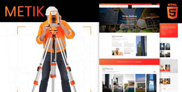 построение шаблона сайта html5