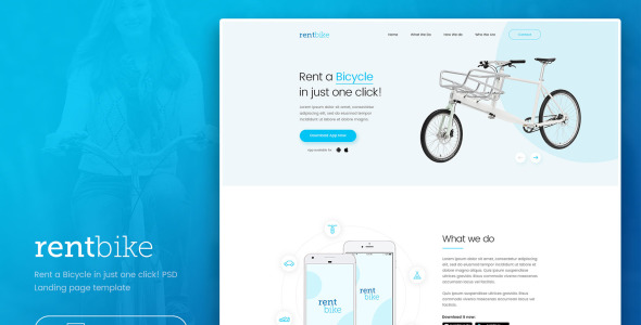 PSD шаблон на тему графика