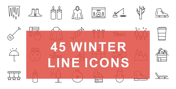 Набор иконок на тему графика