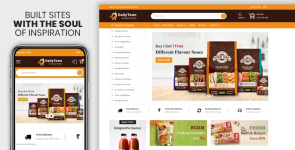 the grocery &amp; food responsive premium shopify theme