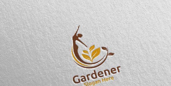 Шаблон логотипа на тему графика