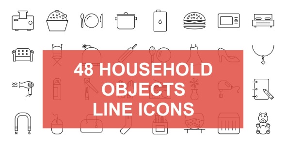 Набор иконок на тему графика