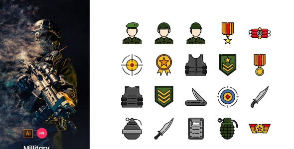 Набор иконок на тему графика