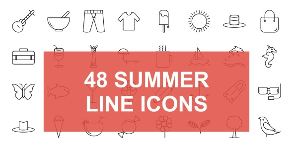 Набор иконок на тему графика