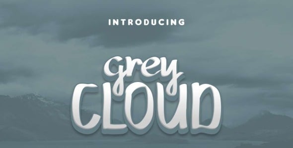 Шрифт на тему графика