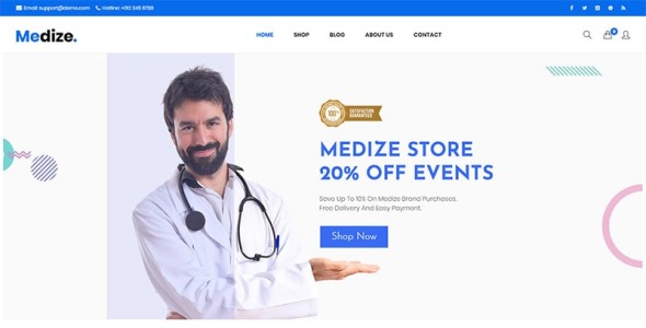 Medical &amp; Health WooCommerce Theme
