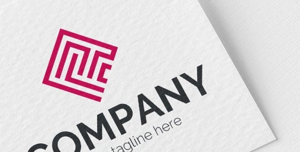 Шаблон логотипа на тему графика