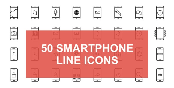 Набор иконок на тему графика