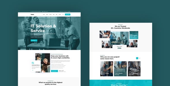 PSD шаблон на тему консалтинг