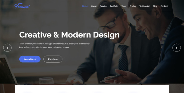 шаблон целевой страницы цифрового корпоративного бизнеса