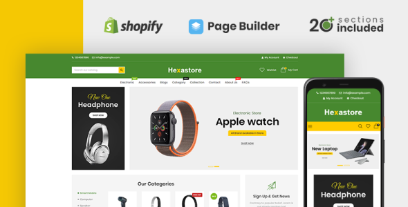 Hexastore Electronics Shopify Theme
