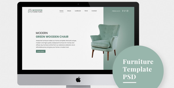 PSD шаблон на тему графика