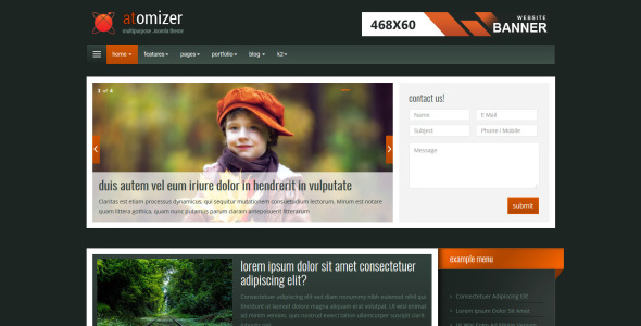 назначение шаблона joomla