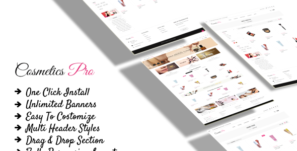 косметическая электронная коммерция чистая тема shopify