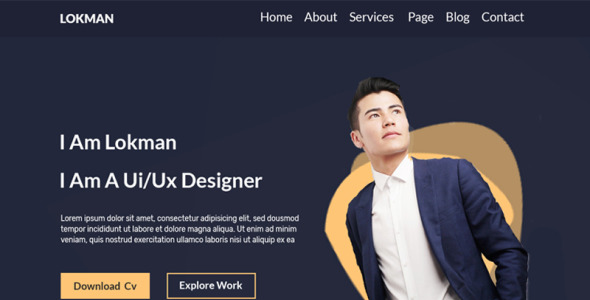 PSD шаблон на тему графика