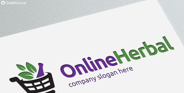 Шаблон логотипа на тему графика