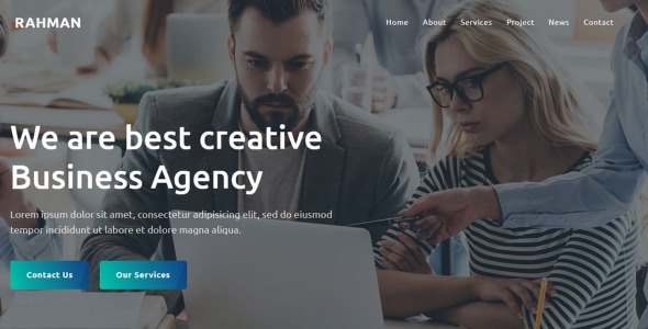 Agency Landing Page Template