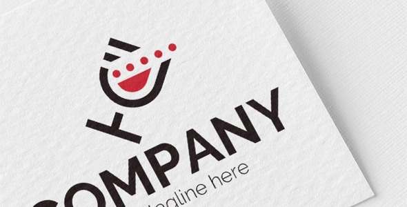 Шаблон логотипа на тему графика