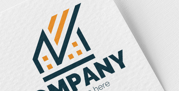 Шаблон логотипа на тему графика