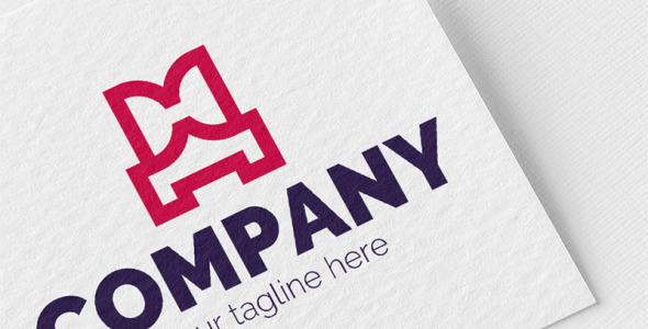 Шаблон логотипа на тему графика