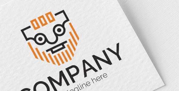 Шаблон логотипа на тему графика