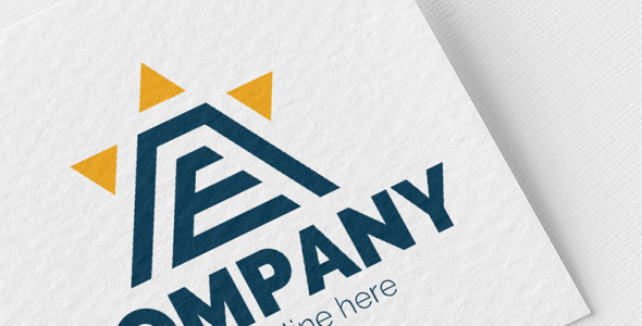 Шаблон логотипа на тему графика