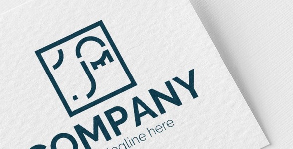 Шаблон логотипа на тему графика