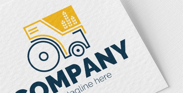 Шаблон логотипа на тему графика