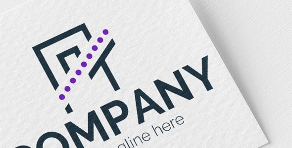 Шаблон логотипа на тему графика