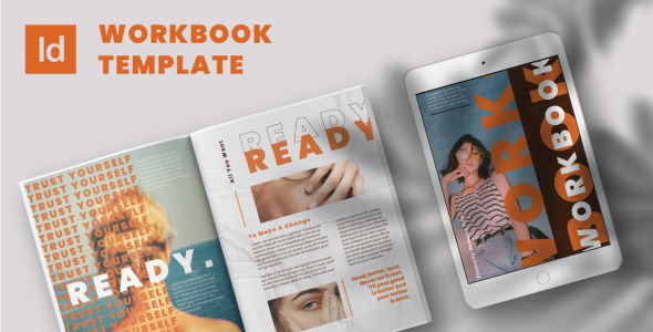 Magazine Template на тему графика