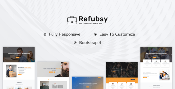 креативный универсальный шаблон целевой страницы