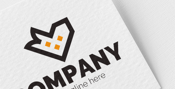 Шаблон логотипа на тему графика