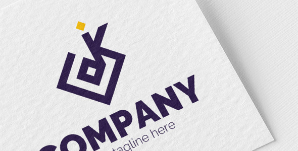 Шаблон логотипа на тему графика