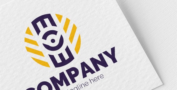 Шаблон логотипа на тему графика