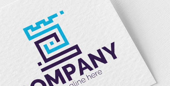 Шаблон логотипа на тему графика