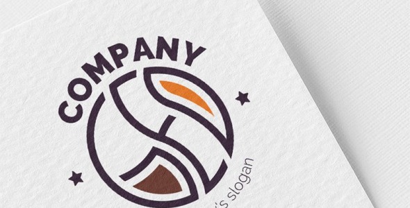 Шаблон логотипа на тему графика