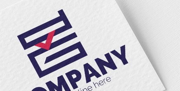 Шаблон логотипа на тему графика