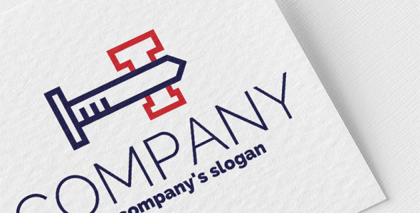 Шаблон логотипа на тему графика