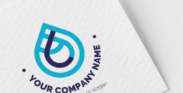 Шаблон логотипа на тему графика