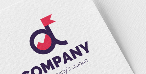 Шаблон логотипа на тему графика