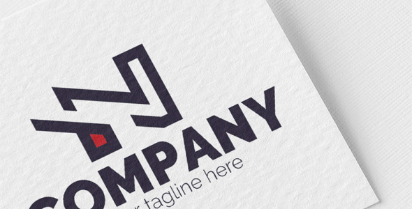 Шаблон логотипа на тему графика