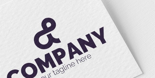 Шаблон логотипа на тему графика