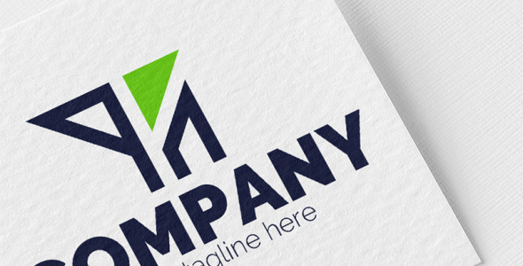 Шаблон логотипа на тему графика