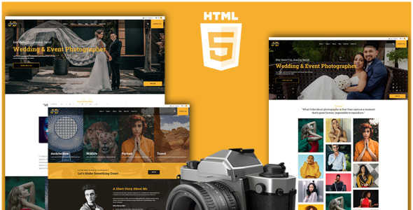 фотография html шаблон сайта