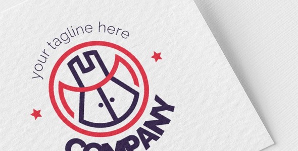 Шаблон логотипа на тему графика