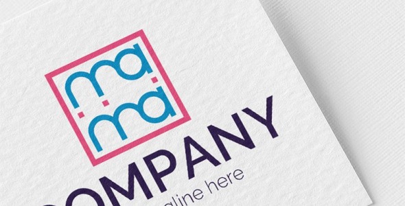 Шаблон логотипа на тему графика