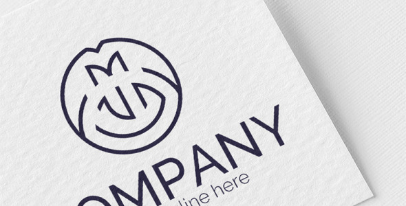 Шаблон логотипа на тему графика