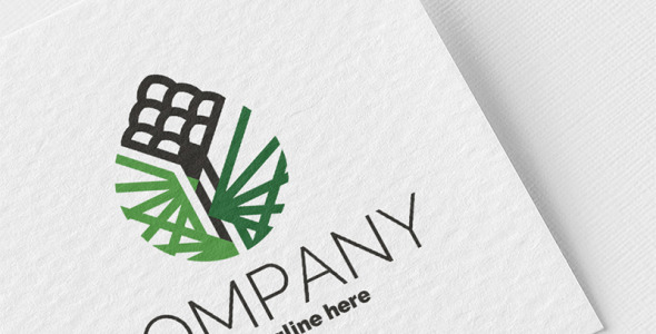 Шаблон логотипа на тему графика